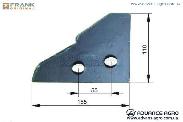 Наконечник польової дошки 279138 Kuhn - Huard